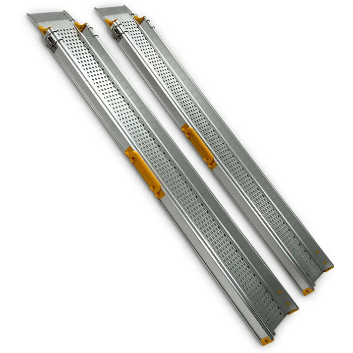 Telescopicflat Ramps ComfyGO GO-Ramp Portable 8 FT Telescopic Ramp for Electric Wheelchairs ...
