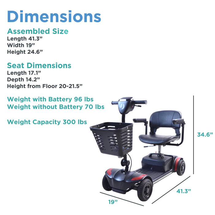 Journey Adventure 4-Wheel Mobility Scooter
