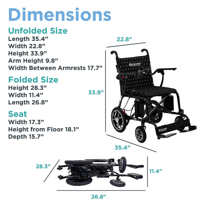 Journey Air Elite Folding Power Chair