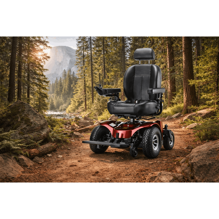 FreeRider Apollo Chair II Heavy-Duty Front-Wheel Drive Power Wheelchair