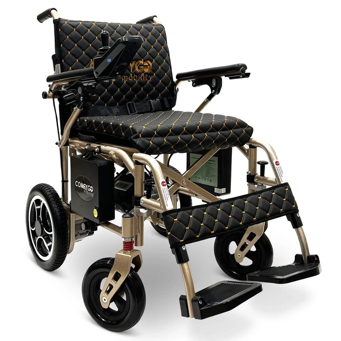 ComfyGO X-7 ComfyGO Lightweight Foldable Electric Wheelchair for Travel