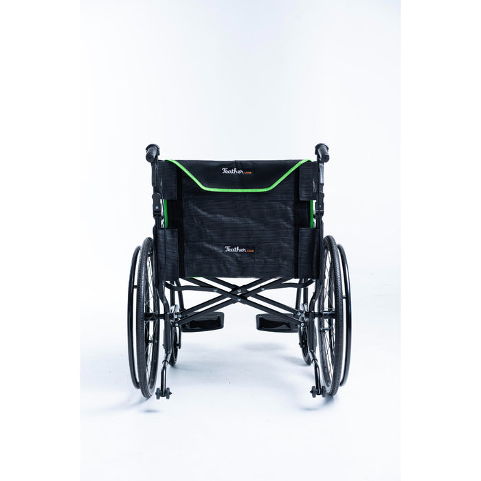 Feather Chair HD Heavy Duty 15 lbs. Extra Wide Featherweight Wheelchair