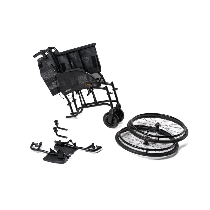 Feather Chair HD Heavy Duty 15 lbs. Extra Wide Featherweight Wheelchair