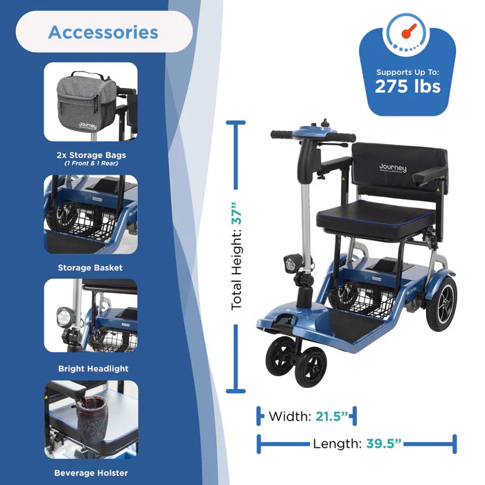 Journey So Lite Lightweight Folding Power Scooter