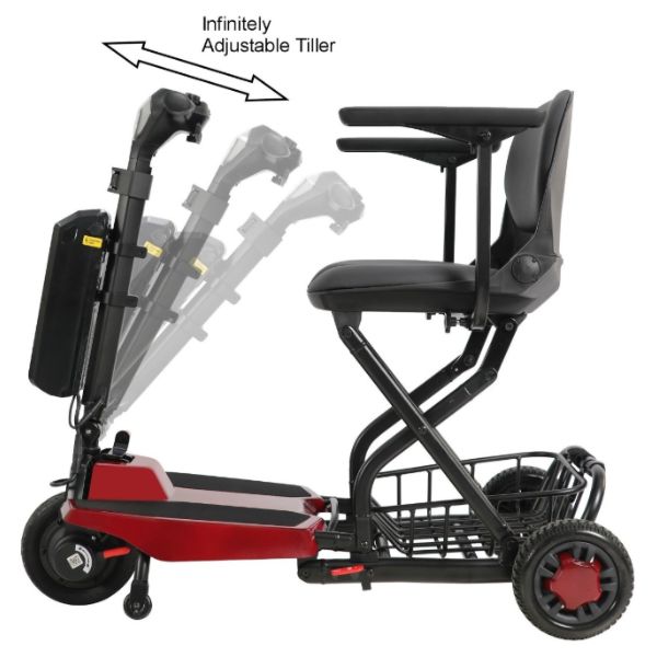 Super Light Flight Folding Travel 3-Wheel Mobility Scooter