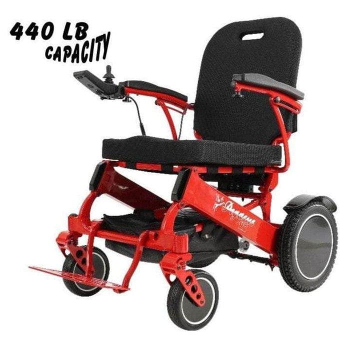 Pegasus Plus Heavy Duty Folding Electric Wheelchair With Remote Control