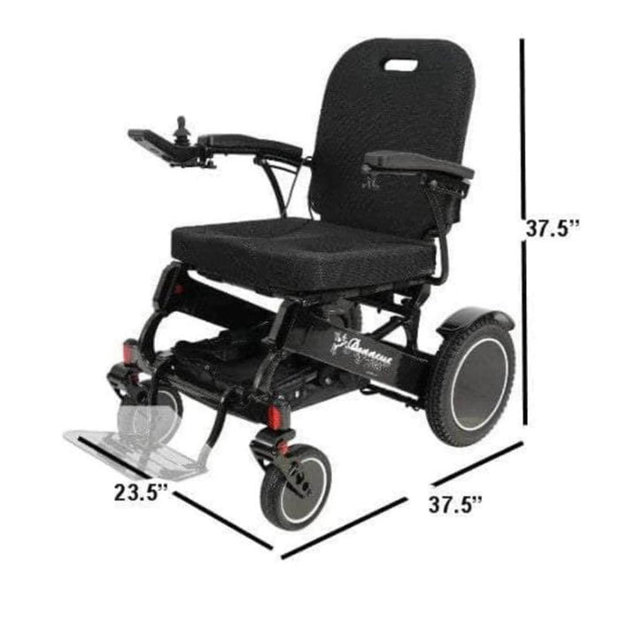 Pegasus Plus Heavy Duty Folding Electric Wheelchair With Remote Control