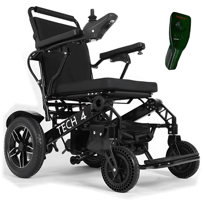 Tech 4 Folding Power Wheelchair With Remote Control