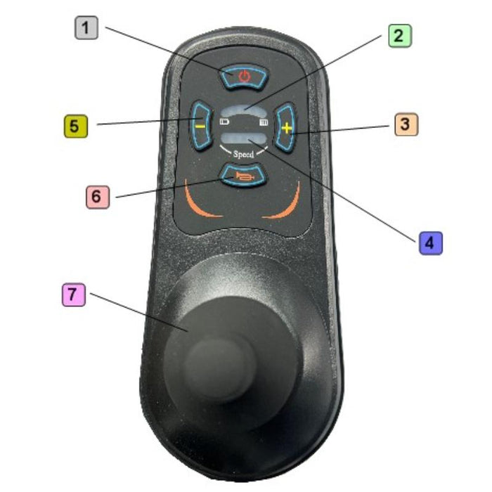 Tech 4 Folding Power Wheelchair With Remote Control