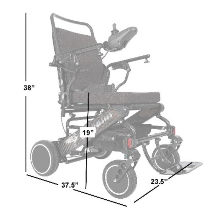 Pegasus Carbon Fiber Folding Electric Wheelchair