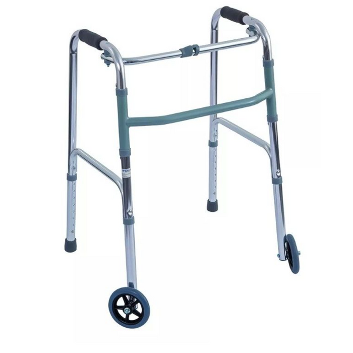 Wolaid Lightweight Folding Walker With Wheels JL9125L